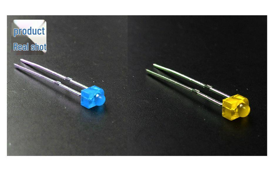 1.8mm Butterfly LED, Multicolor (Red, Yellow, Blue, Green, White), Direct Plug, Short Legs, F1.8 Nipple Type