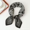 Autumn And Winter Warm Foreign Style Versatile Small Silk Scarf Women'S Matching Clothes Shawl Square Scarf Scarf