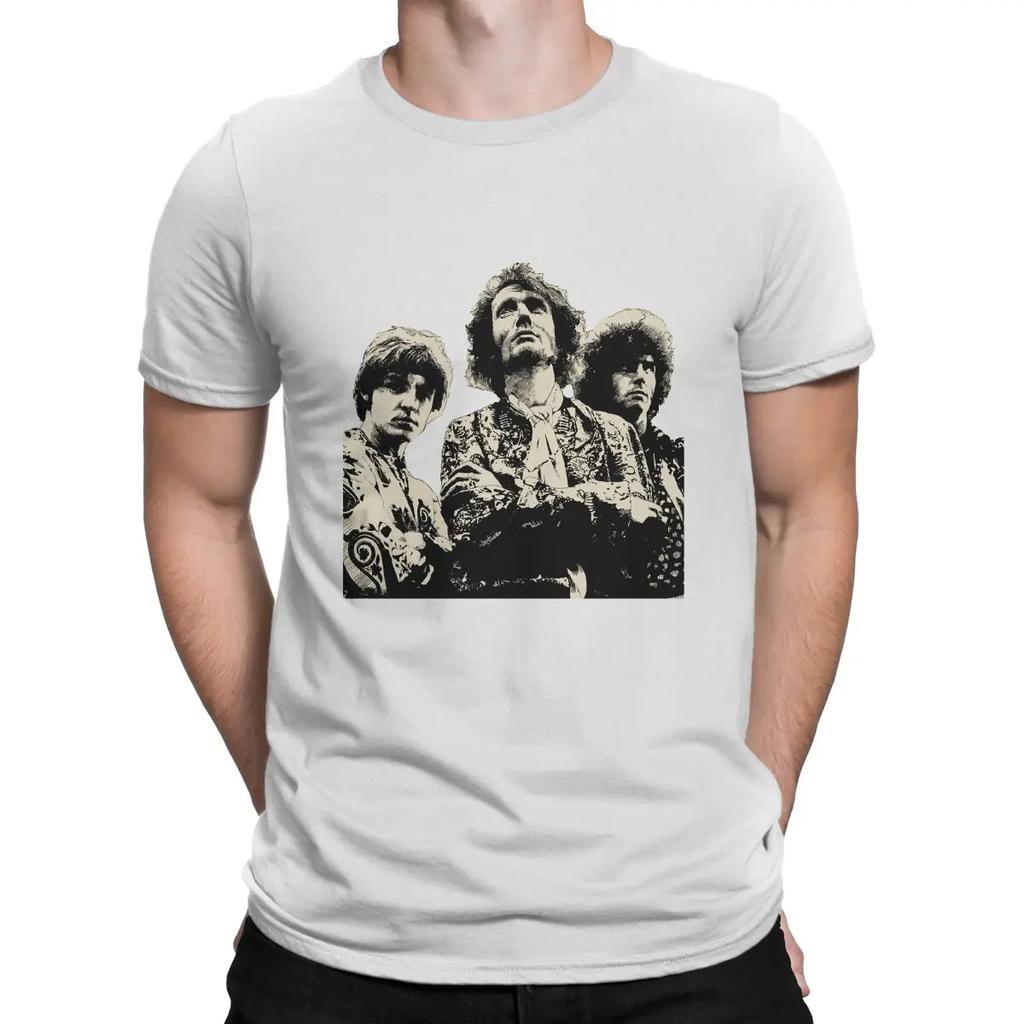One Of The Earliest Super Rock Bands T-Shirts Cream Crazy Cotton Tee Shirt Round Neck Short Sleeve T Shirt Gift Idea Clothes Unisex