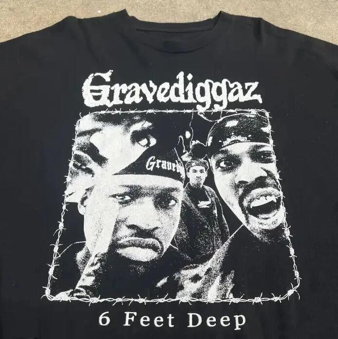 Gravediggaz White Cotton Shirt Full size S5XL Unisex T302 Unisex T-Shirt