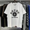 Summer new European and American trendy brand R unisex couple's loose pullover short-sleeve T-shirt, youth short-sleeve T-shirt