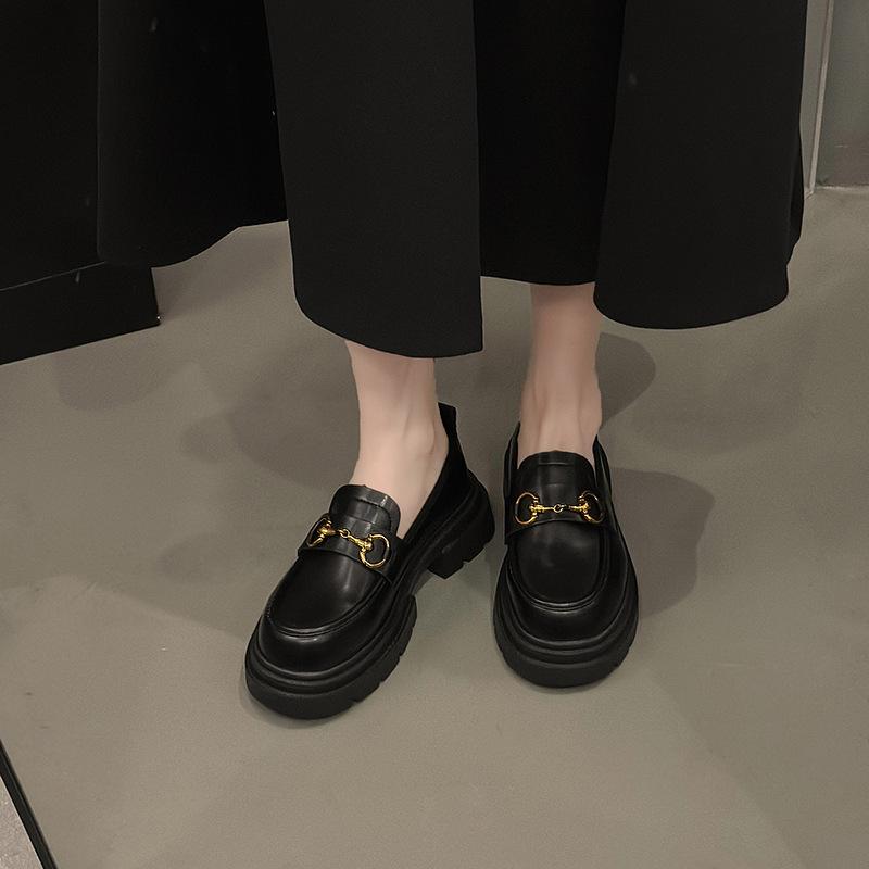Лоферы на платформе, новые весенние и осенние женские туфли высокого класса, японские туфли Мэри Джейн, туфли-лодочки в британском стиле, маленькие кожаные туфли в колледже