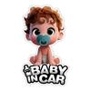 CK20976# Baby In Car Sticker On The Car Vinyl Decal Waterproof Decoration Car Stickers