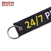 Remove Before Flight 3pcs/lot 24/7 Pilot Keychain Jewelry Aviation Lovers Gifts Keyrings