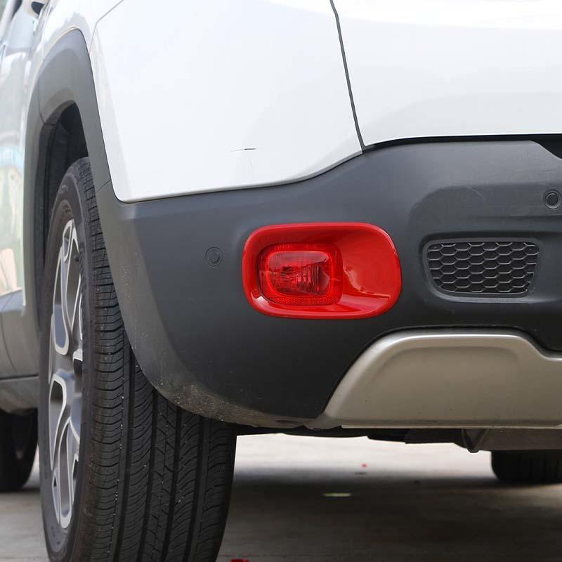 Задние противотуманные фары, корпус фары, ABS, украшение для Jeep Renegade 2016 года, внешние аксессуары, ABS-пластик