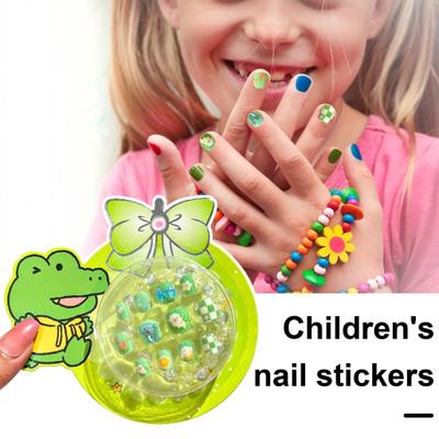 12 шт., накладные ногти, очаровательный мультяшный узор, яркий цвет, полное покрытие, декоративные накладные ногти, маникюрные советы