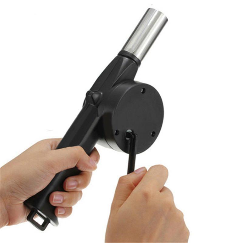 Outdoor Bbq Hand Crank Powered Fan Air Blower for Picnic Barbecue Fire Equipment