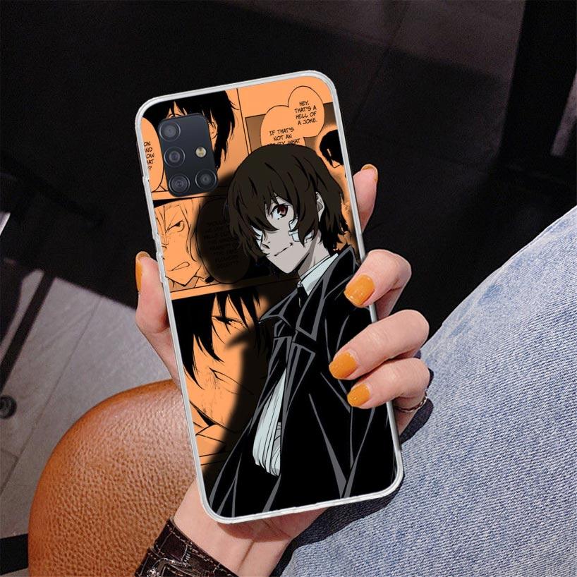 Bungo Stray Dogs Manga Phone Case For Samsung Galaxy A52 A32 A22 A12 A51 A31 A50S A30S A20S A10S Note 20 Ultra 10 Plus S10 A72 A