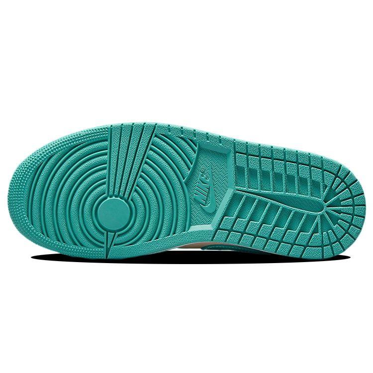 Air Jordan 1 Low Tropical Teal Sandy Beige Женские кроссовки DC0774-131