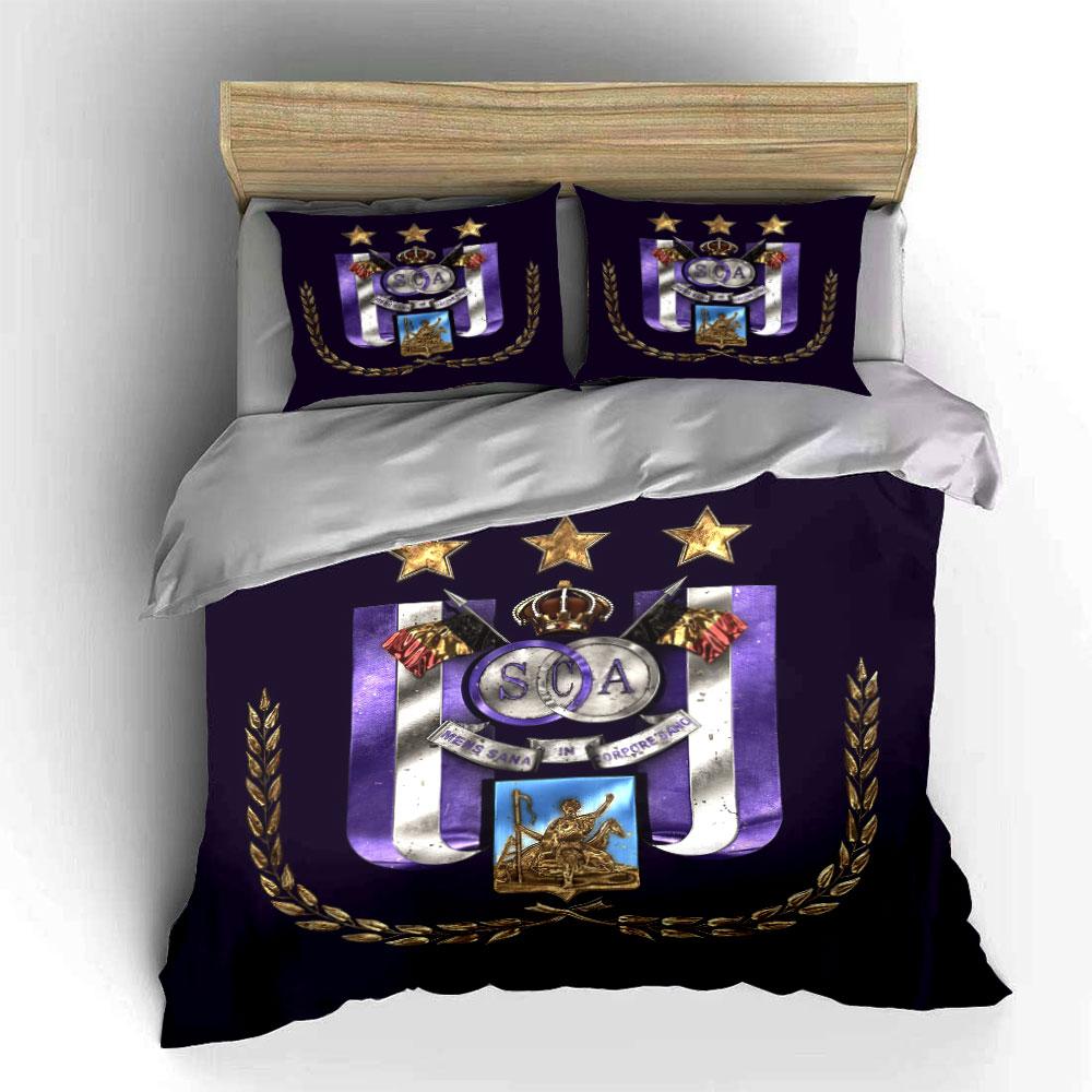 Purple stripes, stars, crown. Bedding sets Duvet cover sets Duvet covers Pillowcases(1*Duvet Cover 2*Pillowcases without duvet insert)