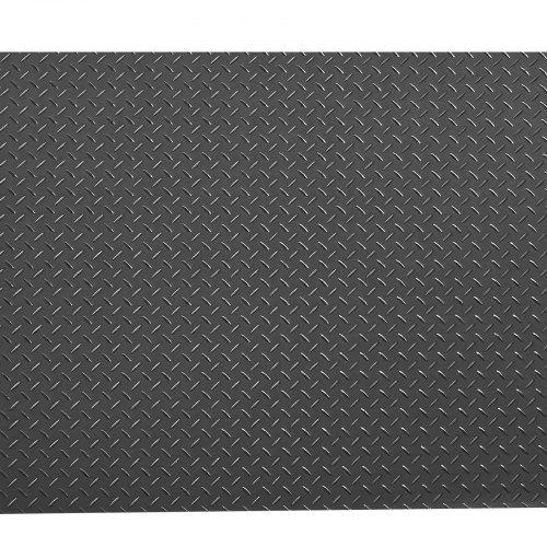 VEVOR Garage Floor Roll, 2.28 x 5.2 m Garage Flooring Mat, 2.2 mm Thickened PVC Diamond Plate Floor Protector Mat with Double-sided Tape, Non-Slip