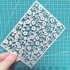 Фон из цветов Рамка Металлические режущие штампы Для DIY Скрапбукинга Альбом Бумажные Карты Декоративные Поделки Тиснение Высечки