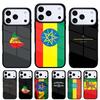 Чехол для телефона с флагом Эфиопии для iPhone 17 16 15 14 13 Pro Max Задняя крышка для 12 11 Pro Coque