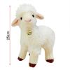 Eid Ramadan Sheep Plush Doll Adorable Standing Bell Lamb Stuffed Toy Non-toxic Soft Plushie for Kids Birthday Gift Party Decor