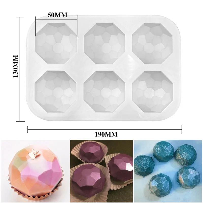 Многосекционная креативная силиконовая форма для мыла Pebble, форма для свечей из смолы, гипсовая форма для кубиков льда, инструмент для приготовления шоколада, домашний декор, подарки