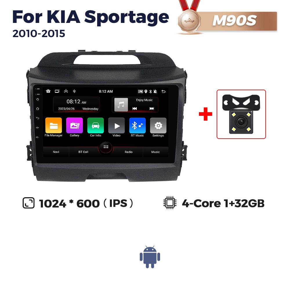 Navifly Android 13 автомобильный радиоприемник мультимедиа аудиоплеер для KIA Sportage 3 2010-2015 GPS беспроводной Carplay автосистемы стерео 2Din