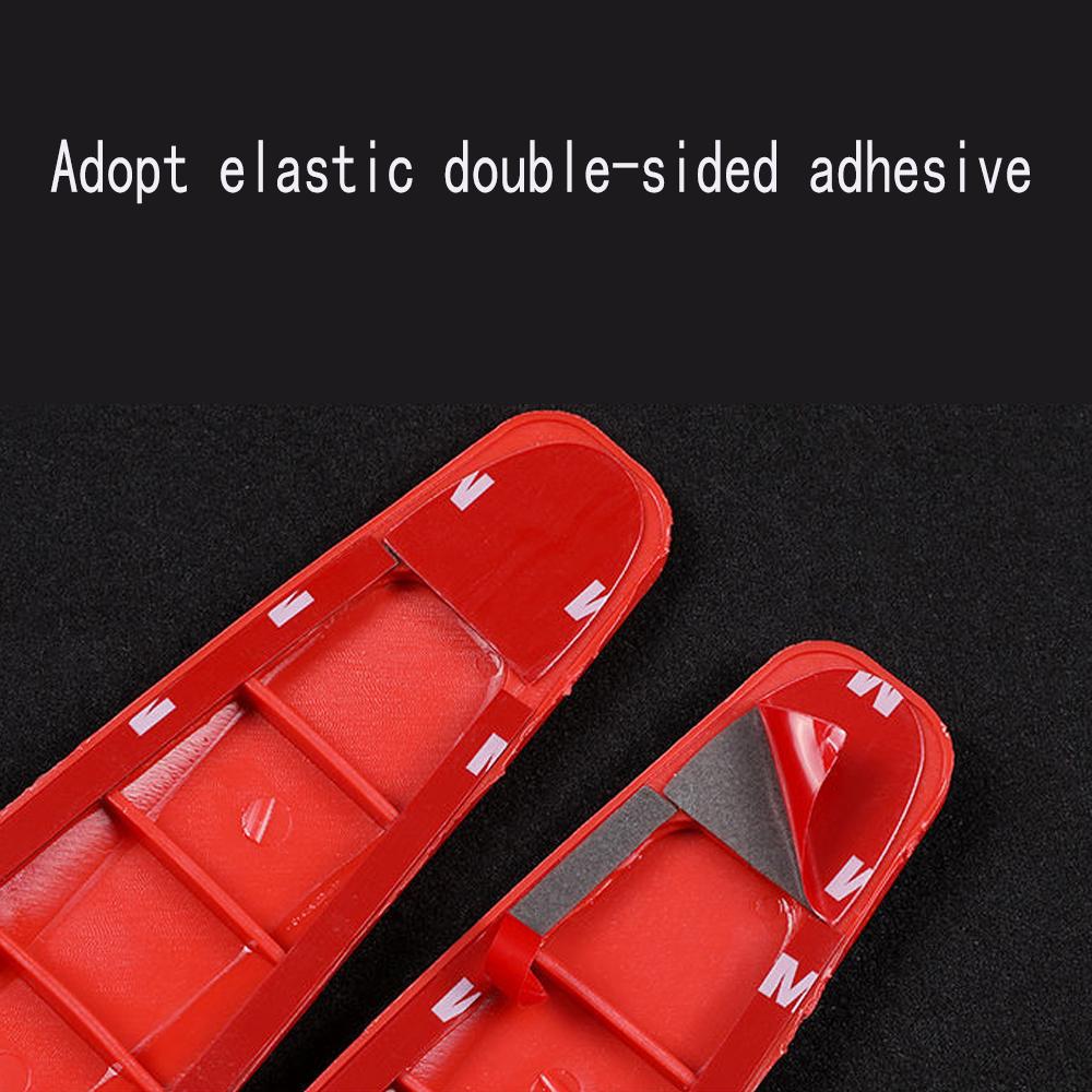 2 шт. защитные полоски для автомобиля, защитная полоса для автомобильного бампера, угловая защита от царапин, лезвие для защиты от столкновений, авто