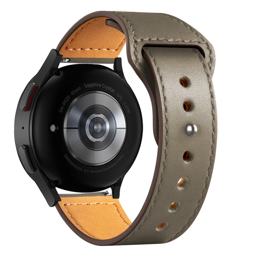 20mm 22mm Band For Samsung Galaxy watch 4/7/5 Pro/6/classic/Gear s3 40mm 44mm Leather bracelet correa Huawei GT/2e/3/4/5 straps