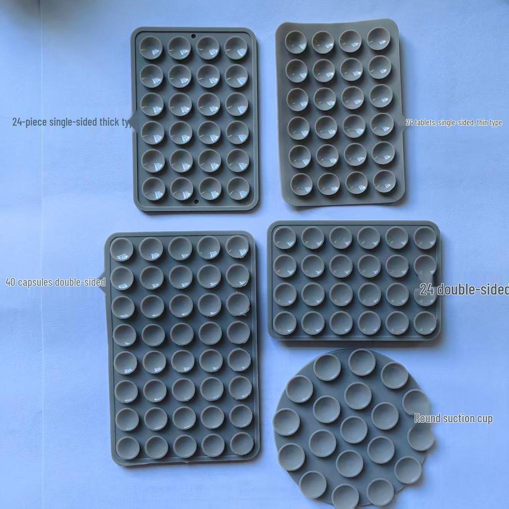 Double-Sided Silicone Mobile Phone Suction Cups - Available in 19, 24, 40, 48, 80 pcs.