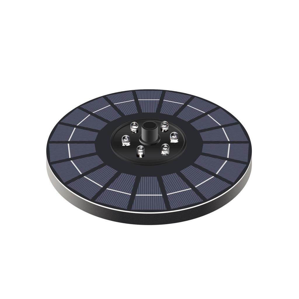 Трансграничный солнечный перезаряжаемый плавающий цветной световой фонтанный насос для уличной поилки для птиц и ландшафта бассейна