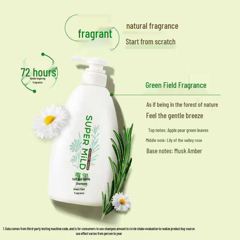 Hurun Gentle Shampoo, Green Field Fragrance