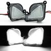 2Pcs Side Mirror Puddle Light No Error Bright Clear Lens Canbus Car Lamp LED Assembly White For Skoda Superb Mk2 Octavia A5 A7