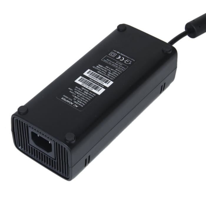 Кабель питания зарядного устройства переменного тока с вилкой европейского стандарта для Xbox 360 Slim (Чернить)