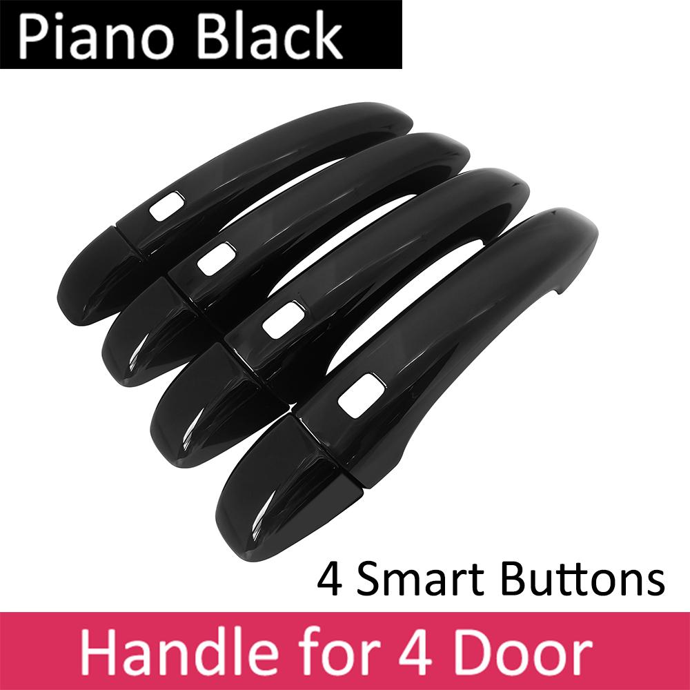 Автомобильная черная дверная ручка Luxurio для Renault Megane IV MK4 2016 ~ 2018, крышка дверной ручки, автомобильные аксессуары, наклейки, отделка