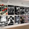 Clash The Band Аниме Постеры Наклейка на Белой Бумаге DIY Комната Бар Кафе Кавайная Декор Комнаты
