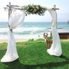 Свадебная арка драпировка занавес драпировка церемония приема подвесное украшение вуаль морской фон декор для банкетов, помолвок, вечеринок