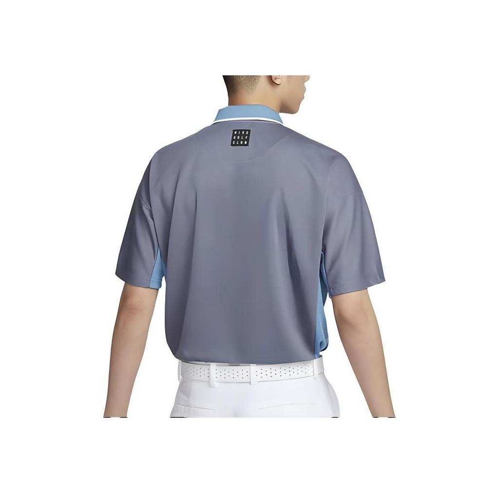 Nike Golf Club Breathable Quick-Dry Polo Short Sleeve Golf Shirt Men Golf Shirt Military-Deep-Sea-Blue Light-Carbon-Blue Aegean-Storm-Blue FQ1151-478