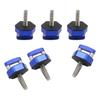 6PCS Car Aluminum Alloy Hardtop Bolts Fit for Jeep Wrangler JK JL JT Gladiator