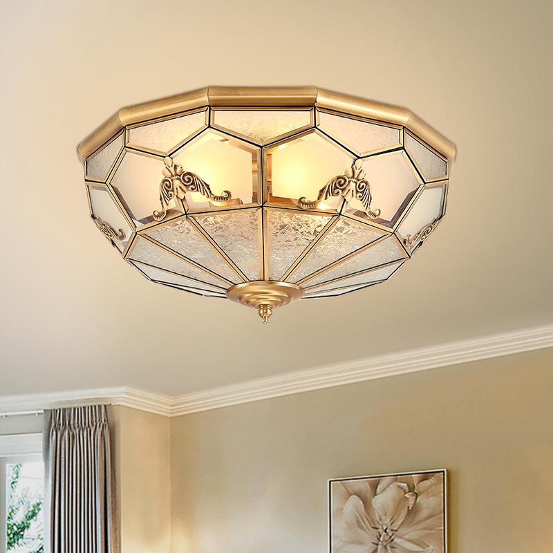 Retro Home Deco Bedroom Living Room Indoor E27 LED Bulb Holder Ceiling Lamp