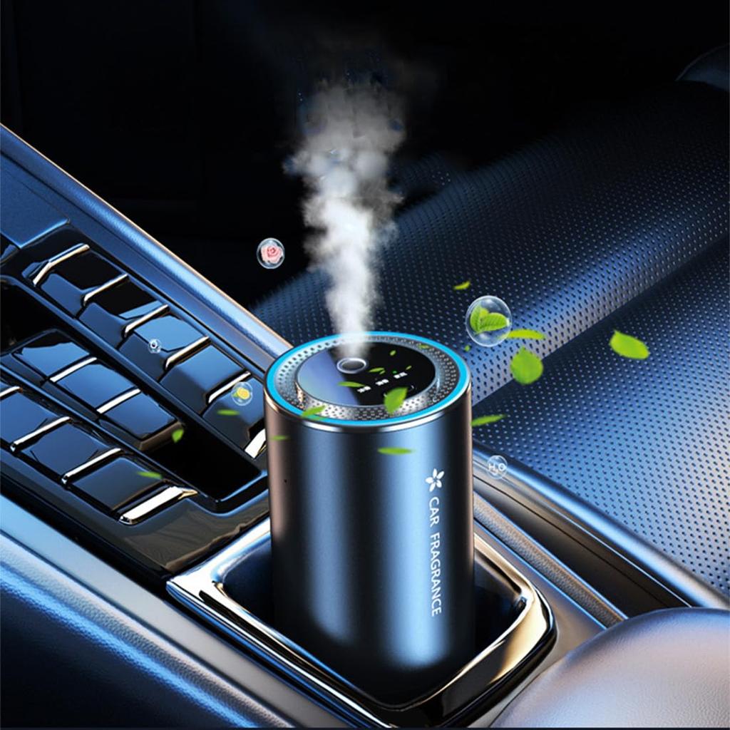 QOSEREN Автомобильный Ароматизатор, Включение при запуске, Ультразвуковое распыление, Питание от USB