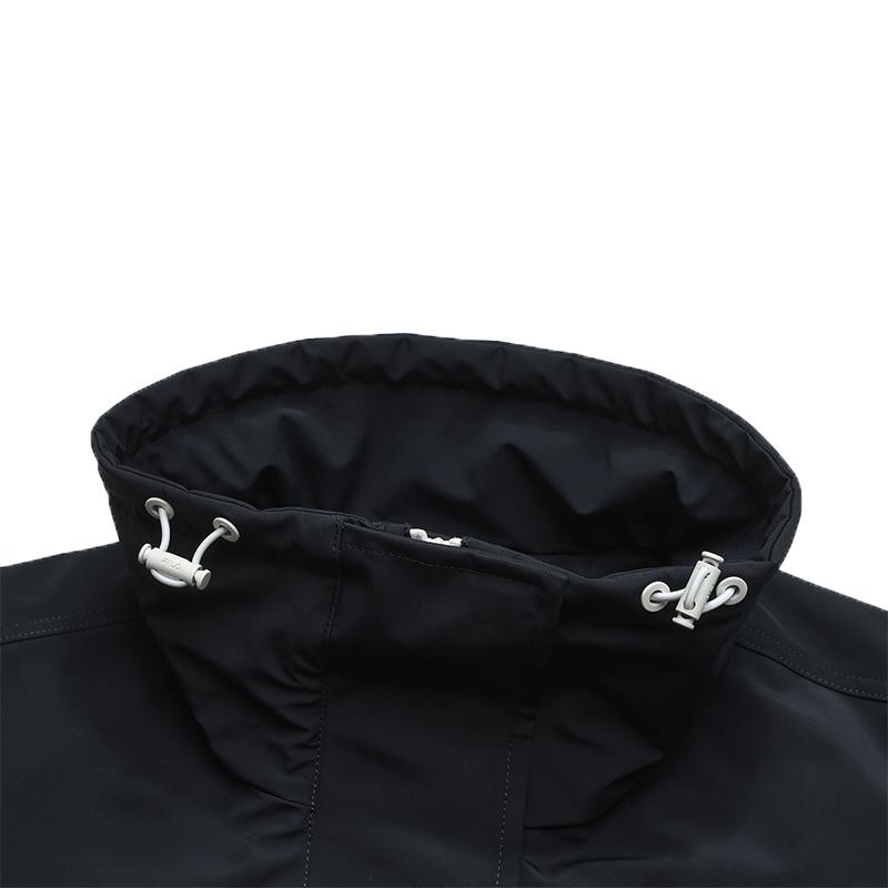 Fila Наследие Мода Классический Ретро Спорт Кэжуал Простой Универсальный Удобный Теплый Свободный Хлопковый Жакет Женские куртки Легендарный-Синий F11W618906FNV