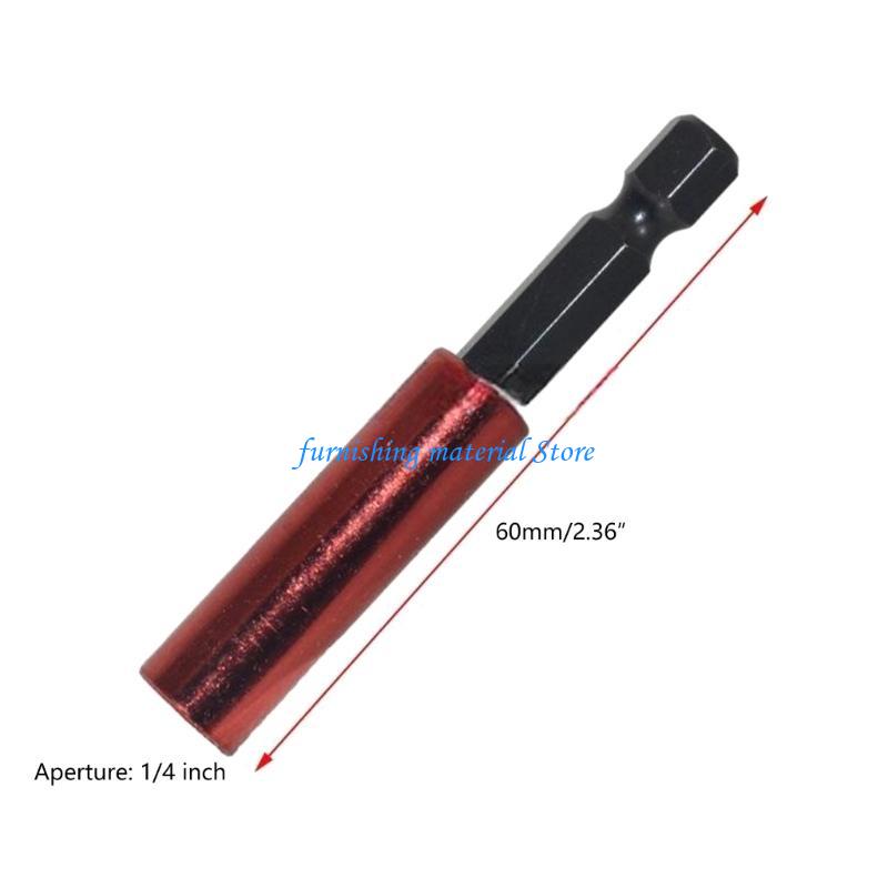 Y5GD 10/20Pcs 60mm Screwdriver Extension Bit Tip Holder 1/4inch Shanks Drill Bit Adapter Sleeve Tool for Nut