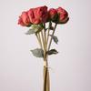 4 Flower 3 Buds Peony Artificial Flower Silk Petals Decorative Flower  Photo Props