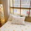 Cotton 100 Set Pillow Pure Cotton Pillowcase Pair Single Size 48cm X 74cm