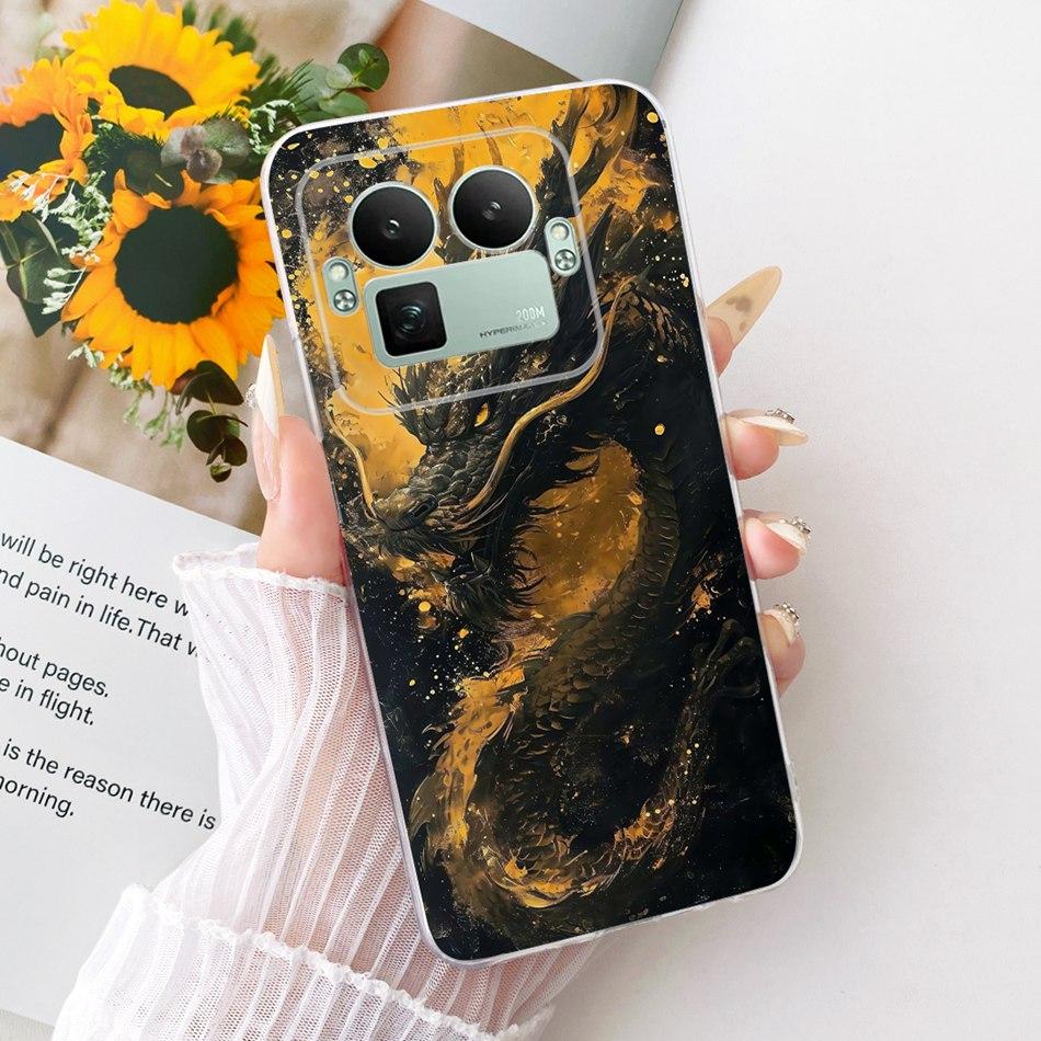 For Realme GT 8 Pro 2025 Cool Dragon Tiger Pattern Phone Case For Realme GT8 GT 8Pro 5G RMX5210 Soft Silicone TPU Cases