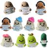 Mini Positive Energy Potato Cheerup Pocket Hug Handmade Plush Knitting Wool Kawaii Potatoes Doll Home Room Miniature Decoration