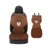 Автомобильная подушка Дышащая и освежающая Мультяшная Удобная подушка для автомобильного сиденья для автомобиля Коричневый медведь