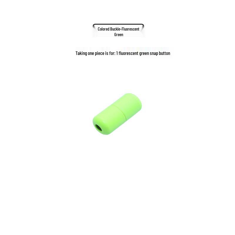 Colorful Aluminum Capsule Buckles for No-Tie Shoelaces