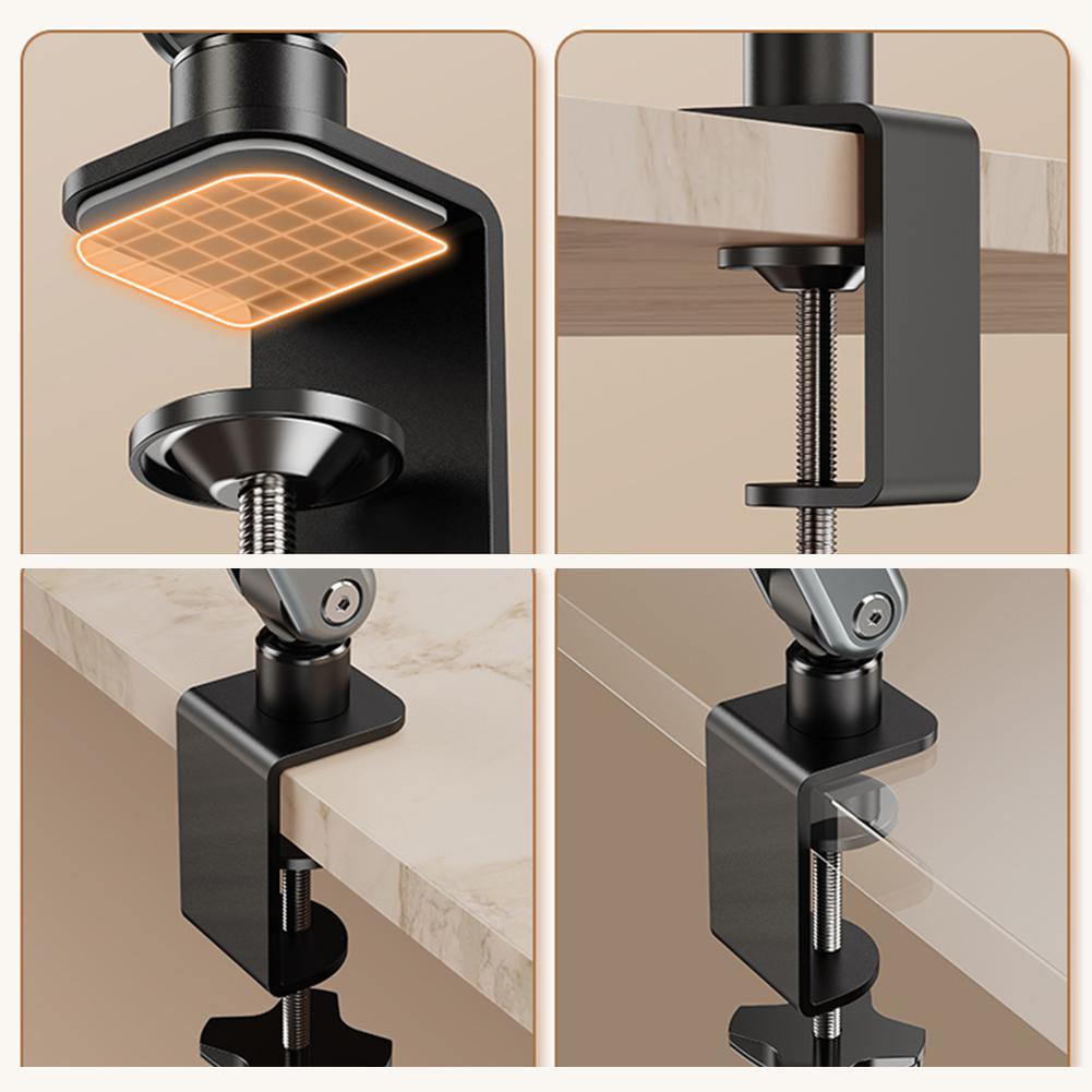 Acrylic Book Stand with Elastic Page Clips Portable Book Holder Adjustable Height Collapsible Desktop Riser Stand for Reading