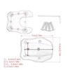 Для мотоцикла HONDA PCX125 PCX150 PCX 125 PCX 150 PCX160 с ЧПУ, боковая подставка для ног, накладка, удлинитель подставки