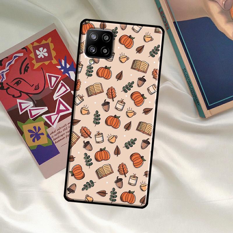 Осенние Листья Тыква Хэллоуин Для Samsung Galaxy A53 A33 A23 A13 A14 A34 A54 A51 A71 A52S A12 A22 A32 A42 A52 Чехол для Телефона