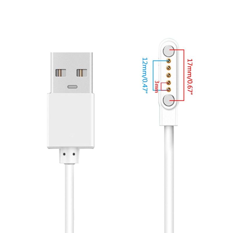 USB-кабель для быстрой зарядки, дата-кабель, адаптер питания, док-станция, магнитное крепление, подходит для USB 2.0 Male to 5 Pin Watch