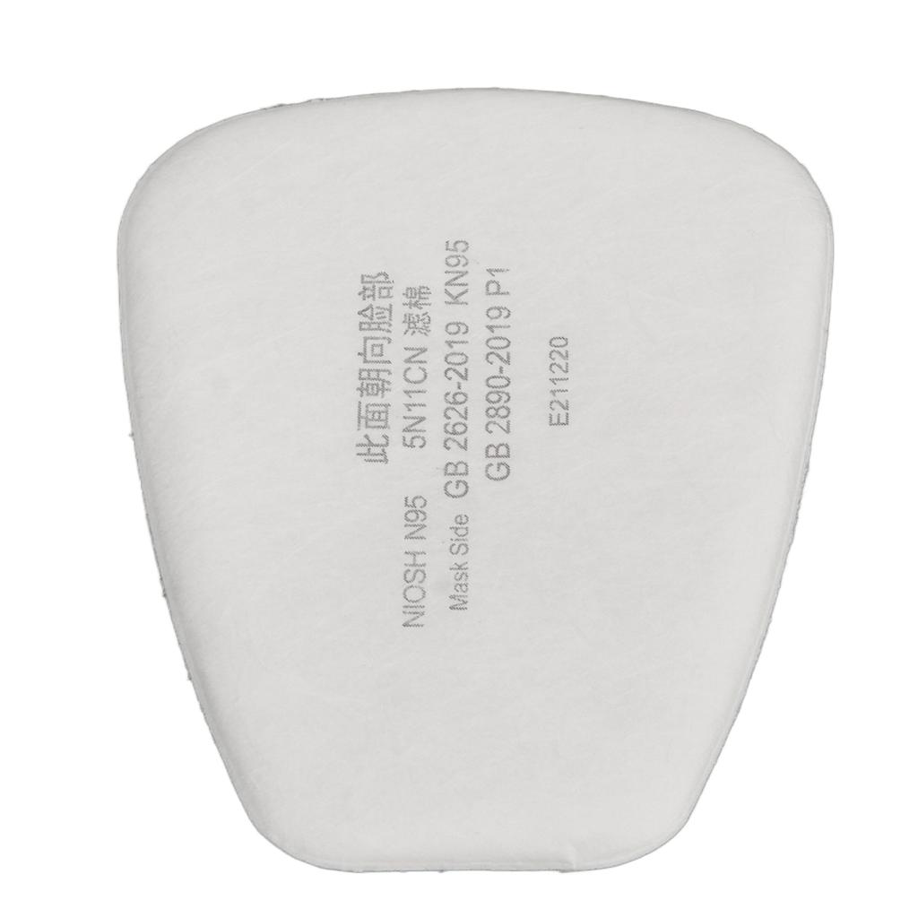 10pcs Bag 5N11CN Dustproof Filter Cotton for 6200 7502 6800 Face Shield