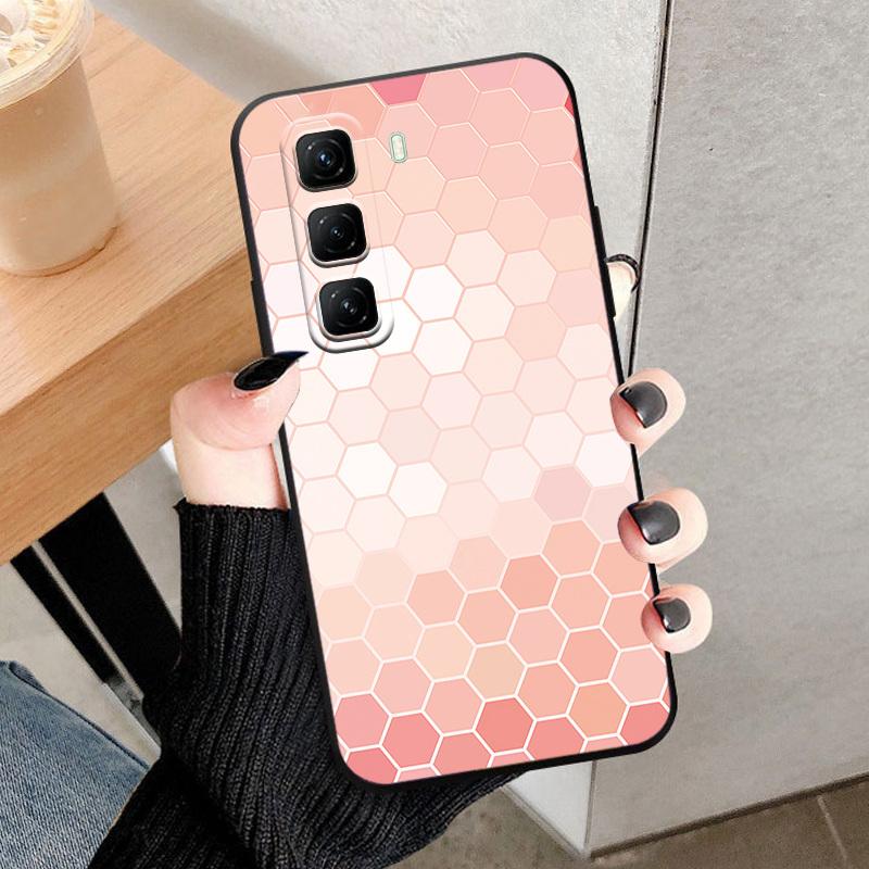 Чехол для Infinix Hot 50 5G Модный с принтом Мягкий силикон ТПУ Задняя защитная крышка Для Infinix Hot 50 50Pro 50Pro Plus 4G Funda