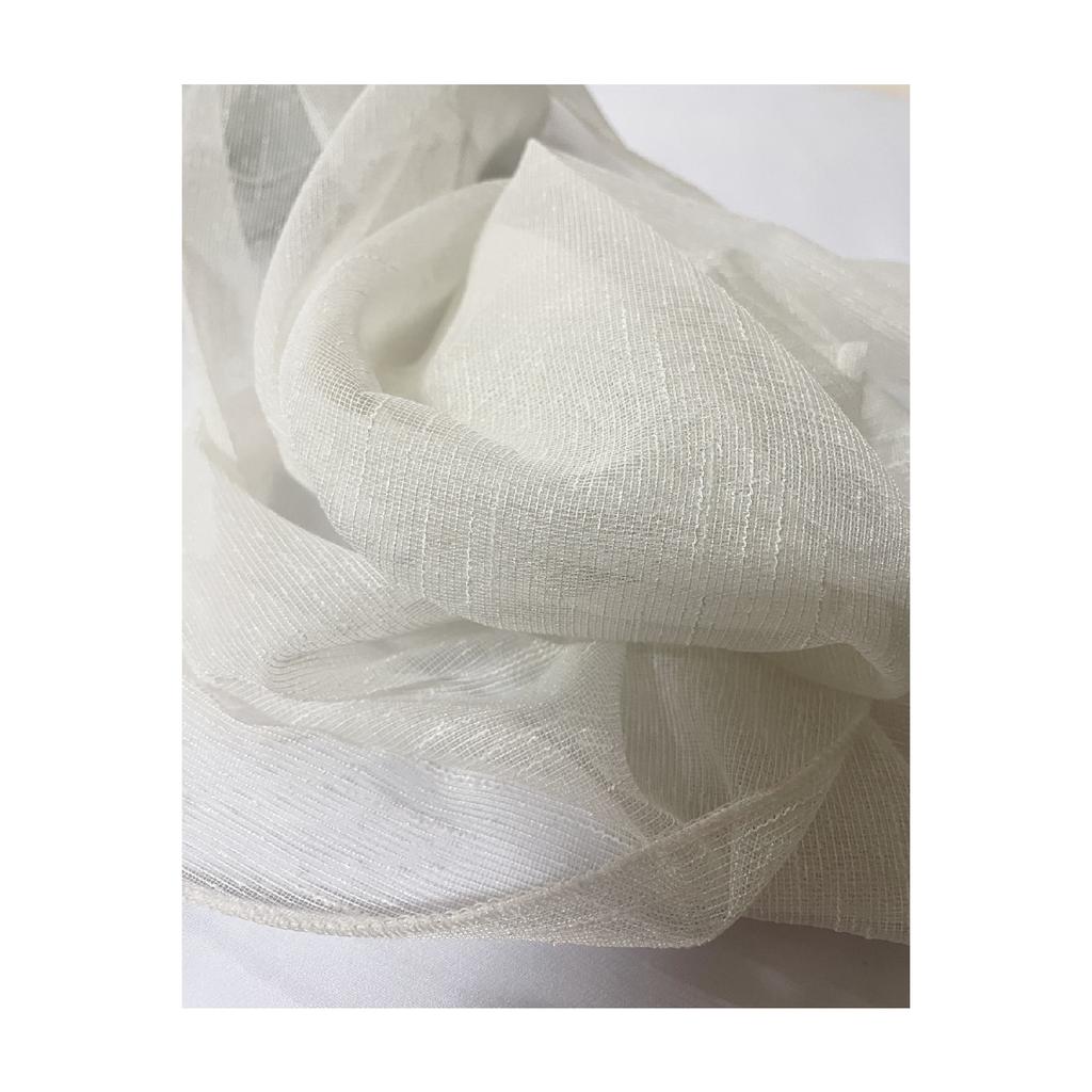 Экрю Лен Шантук 1/2,5 Складки Тюль Шторы