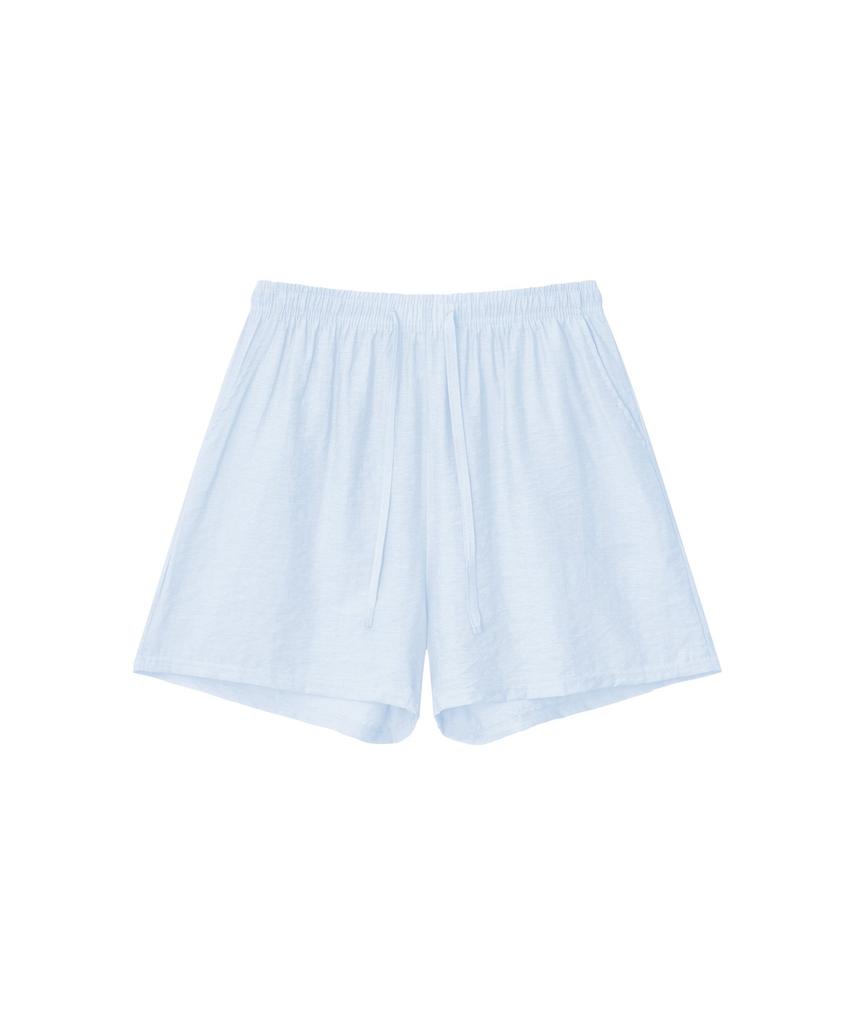 Keomyundeoweeo Комплект из рубашки и шорт Цвет: пудрово-голубой